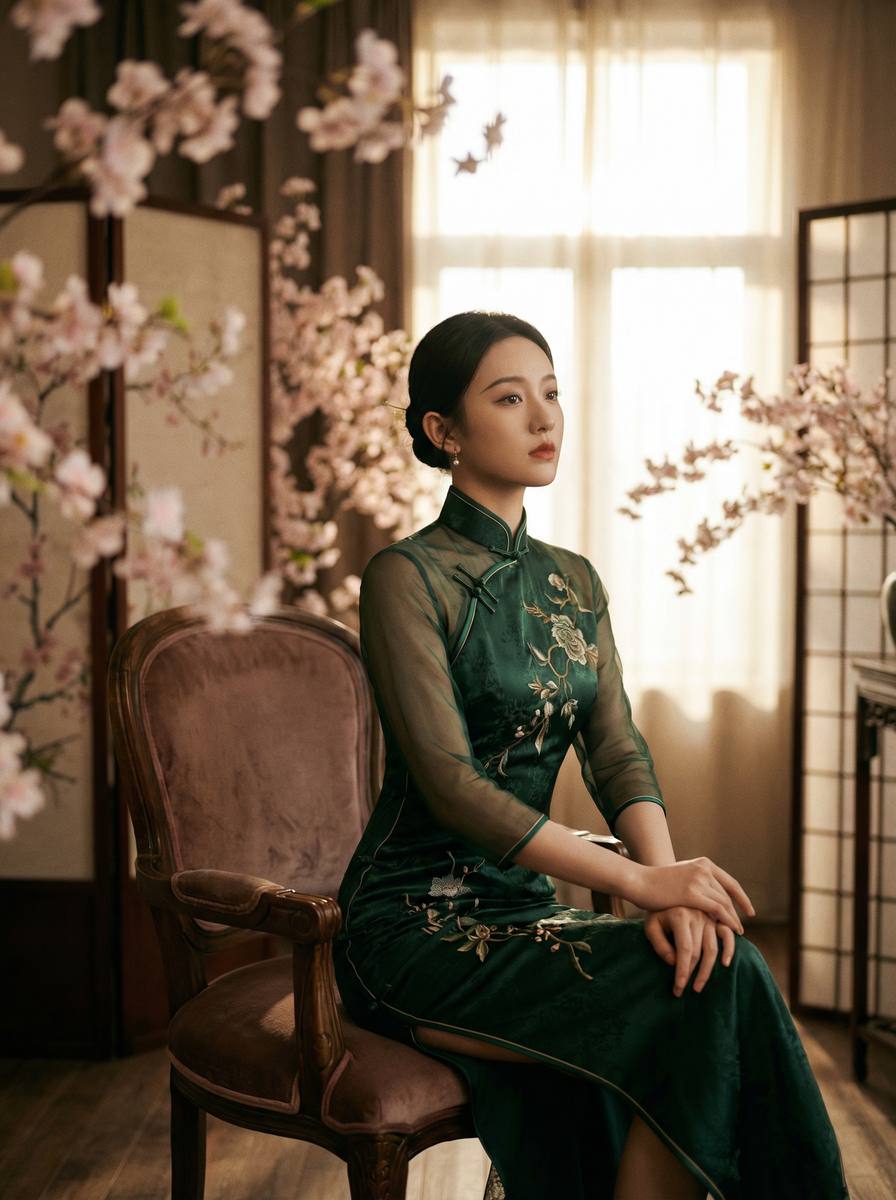 涩里番旗袍写真视频拍摄记录